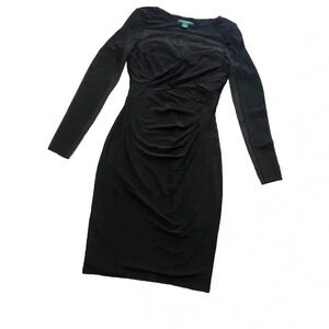 Lauren Ralph Lauren Dress Green Label Black Dress Size 2